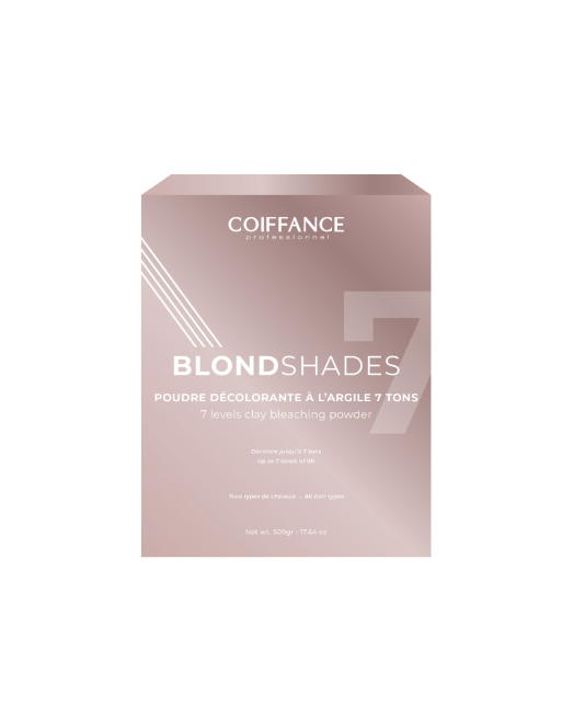 Осветляющая пудра с глиной Coiffance Blondshades 7 levels Clay Bleaching Powder 500г