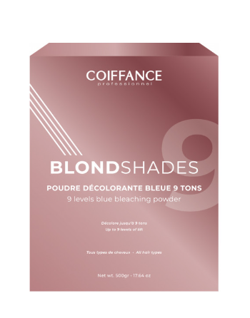 Осветляющая пудра голубого цвета Coiffance Blondshades 9 levels Blue Bleaching powder 500г