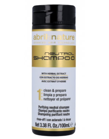 Шампунь для волосся відновлюючий Abril et Nature Neutral Shampoo Step №1 100мл