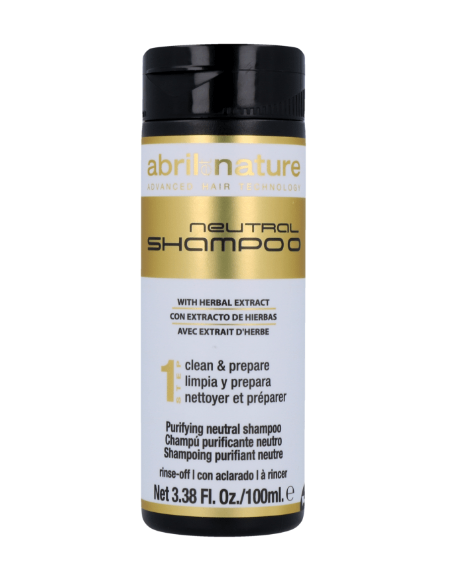 Шампунь для волосся відновлюючий Abril et Nature Neutral Shampoo Step №1 100мл