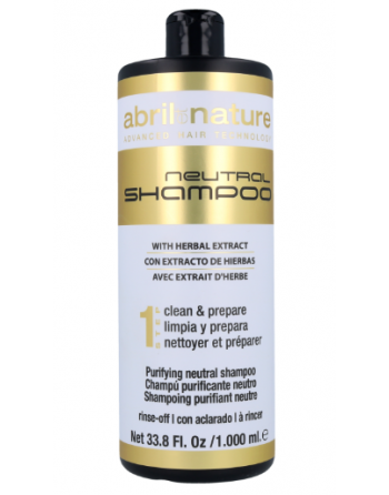 Шампунь для волос восстанавливающий Abril et Nature Neutral Shampoo №1 1000мл