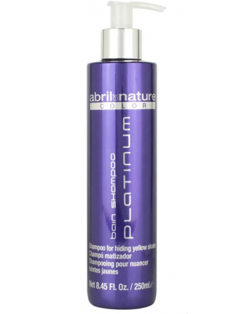 Шампунь для сивого та знебарвленого волосся Abril et Nature Color Bain Shampoo Platinum 250мл