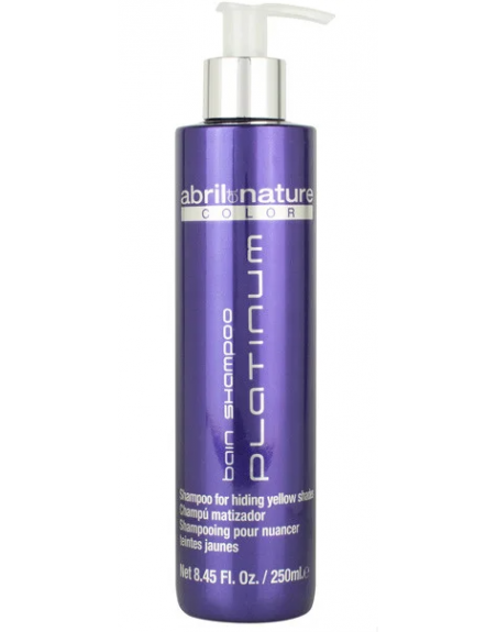 Шампунь для сивого та знебарвленого волосся Abril et Nature Color Bain Shampoo Platinum 250мл