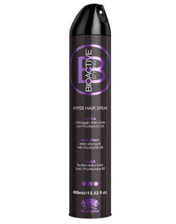 Лак для волос экстрасильной фиксации Farmagan BioActive Styling Hard Hair Spray 400мл
