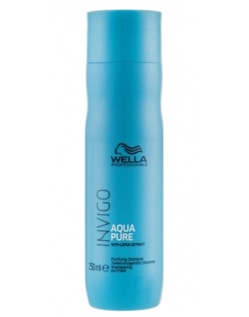 Шампунь для глубокого очищения волос и кожи головы Wella Professionals Invigo Balance Aqua Pure Purifying Shampoo 250мл