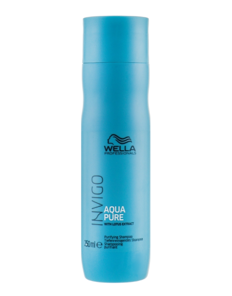 Шампунь для глибокого очищення волосся і шкіри голови Wella Professionals Invigo Balance Aqua Pure Purifying Shampoo 250мл