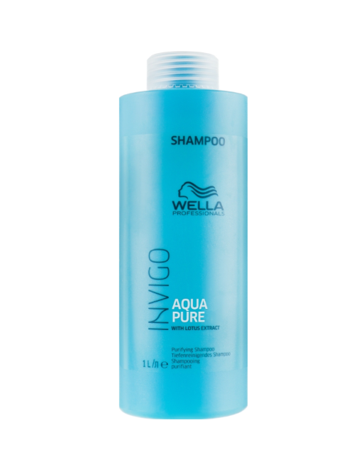 Шампунь для глубокого очищения волос и кожи головы Wella Professionals Invigo Balance Aqua Pure Purifying Shampoo 1000мл