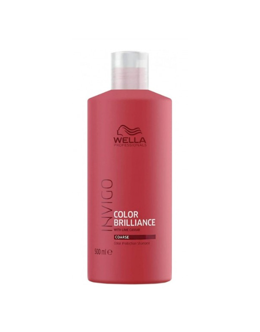 Шампунь для жорсткого фарбованого волосся Wella Professionals Invigo Color Brilliance Color Protection Shampoo 500мл