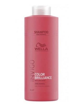 Шампунь для жестких окрашенных волос Wella Professionals Invigo Color Brilliance Color Protection Shampoo 1000мл