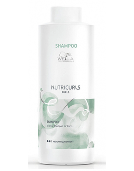 Мицеллярный шампунь для кучерявых волос Wella Professionals Nutricurls Curls Micellar Shampoo For Curls 1000мл