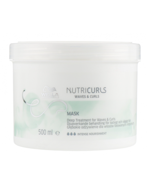 Питательная маска для вьющихся волос Wella Professionals Nutricurls Waves & Curls Mask 500мл