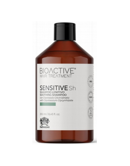 Успокаивающий шампунь для раздраженной кожи головы Farmagan BioActive HT Sensitive Shampoo  250мл