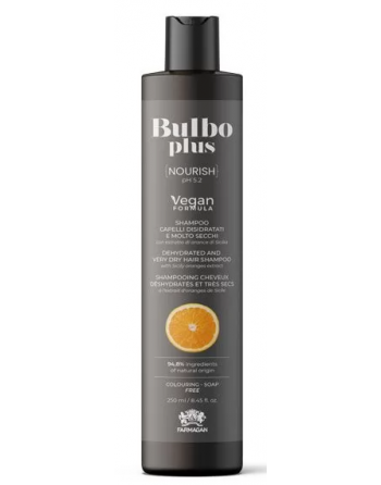 Шампунь для очень сухих и обезвоженных волос Farmagan Bulbo Plus Nourish Shampoo 250мл