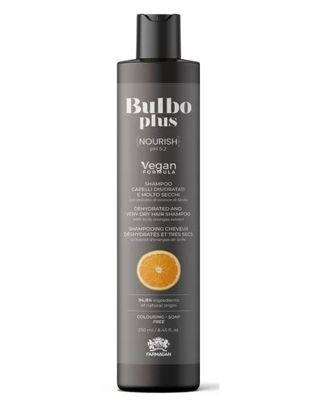 Шампунь для очень сухих и обезвоженных волос Farmagan Bulbo Plus Nourish Shampoo 250мл