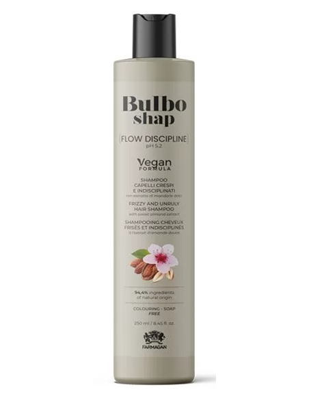 Шампунь для кучерявого та неслухняного волосся Farmagan Bulbo Shap Flow Discipline Shampoo 250мл