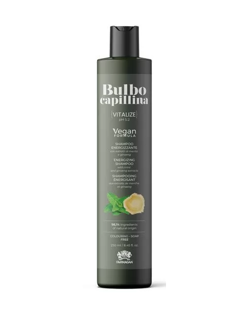 Енергетичний шампунь проти випадання волосся Farmagan Bulbo Capillina Vitalize Shampoo 250мл