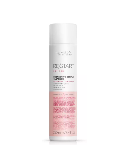 Безсульфатный шампунь для окрашенных волос Revlon Professional Restart Color Protective Gentle Cleanser 250мл