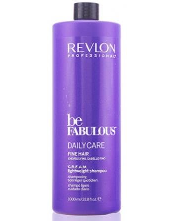 Легкий шампунь для тонкого волосся Revlon Professional Be Fabulous Fine Cream Shampoo 1000мл