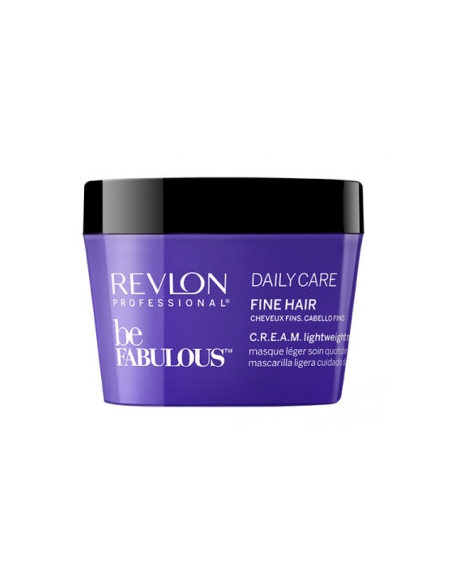 Легкая маска для тонких волос Revlon Professional Be fabulous fine cream mask 200мл