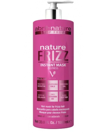 Маска для непослушных волос Abril et Nature Nature Frizz Instant Mask 1000мл