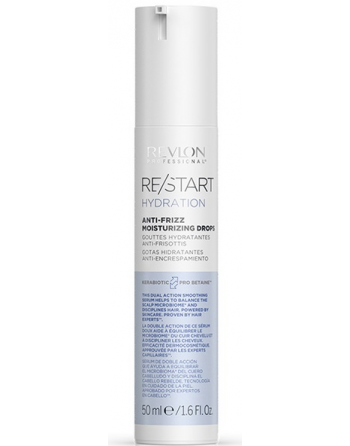 Увлажняющие капли для смягчения волос Revlon Professional ReStart Hydration Anti-Frizz Moisturizing Drops 50мл