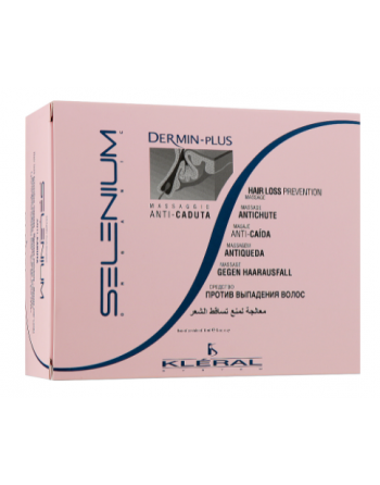 Ампулы против выпадения волос Kleral System Red Clay Anti-Dandruff Mask Dermin Plus 21x8ml