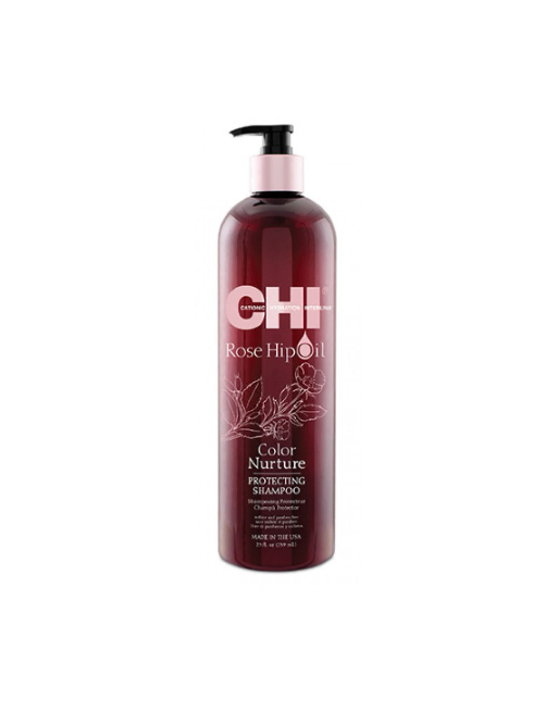Шампунь для защиты цвета окрашенных волос с маслом шиповника CHI Rose Hip Oil Shampoo 739мл