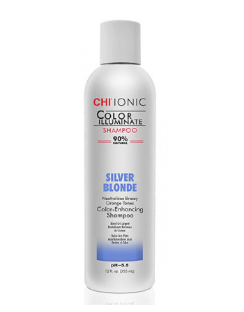 Відтінковий шампунь для світлого волосся Chi Ionic Color Illuminate Shampoo Silver Blonde 355мл