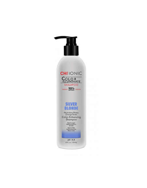 Відтінковий шампунь для світлого волосся Chi Ionic Color Illuminate Shampoo Silver Blonde 739мл