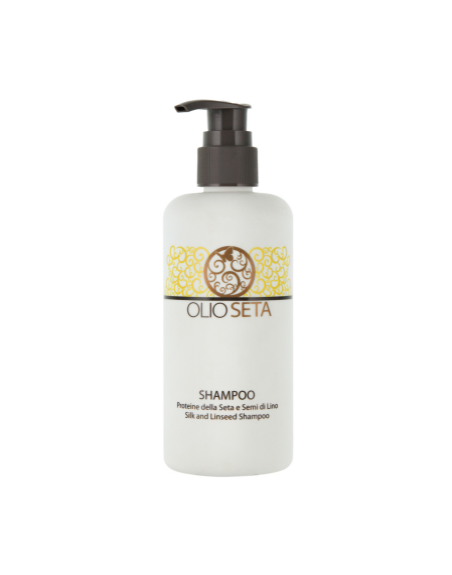 Шампунь-блеск с протеинами шелка и экстрактом семян льна  Barex OLIOSETA Oro Di LUCE Shine Shampoo 250мл