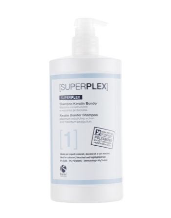 Шампунь для окрашенных и обесцвеченных волос Barex SUPERPLEX Shampoo Keratin Bonder 750мл