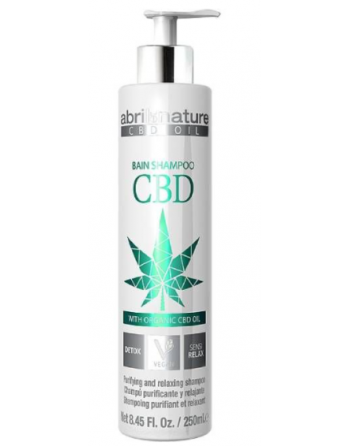 Шампунь-детокс з конопляною олією Abril et Nature CBD Cannabis Oil Shampoo 250мл