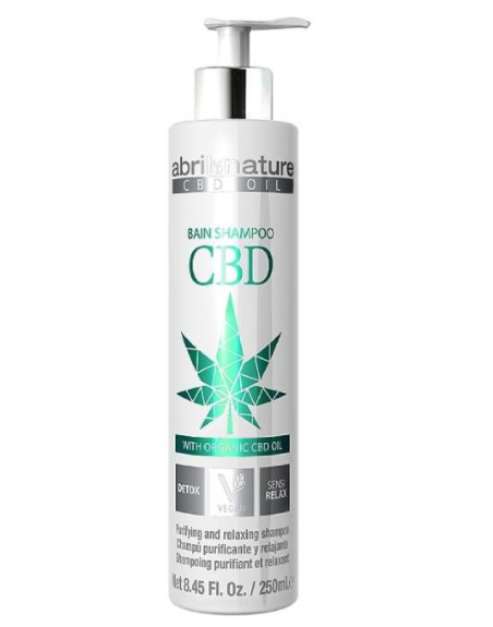 Шампунь-детокс з конопляною олією Abril et Nature CBD Cannabis Oil Shampoo 250мл