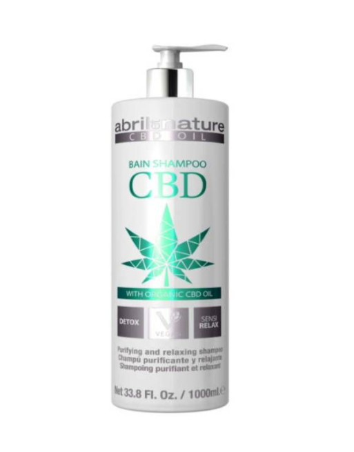Шампунь-детокс Abril et Nature CBD Cannabis Oil Shampoo (с конопляным маслом) 1000мл